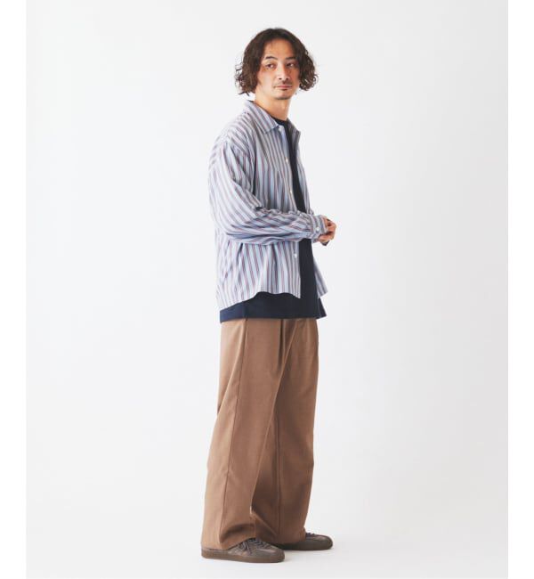 JOURNAL STANDARD relume「JAMES FABRIC / ジェームスファブリック レーヨンブレンド ストライプ シャツ」|シャツ・ブラウス|