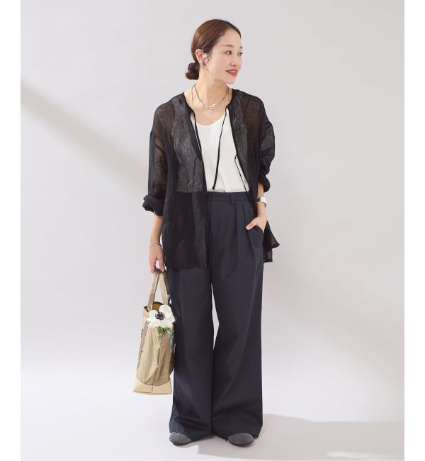 JOURNAL STANDARD「【osedit】2tuck buckle back CHINOS」|チノ|