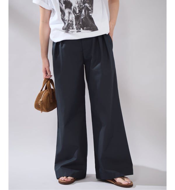 JOURNAL STANDARD「【osedit】2tuck buckle back CHINOS」|チノ|