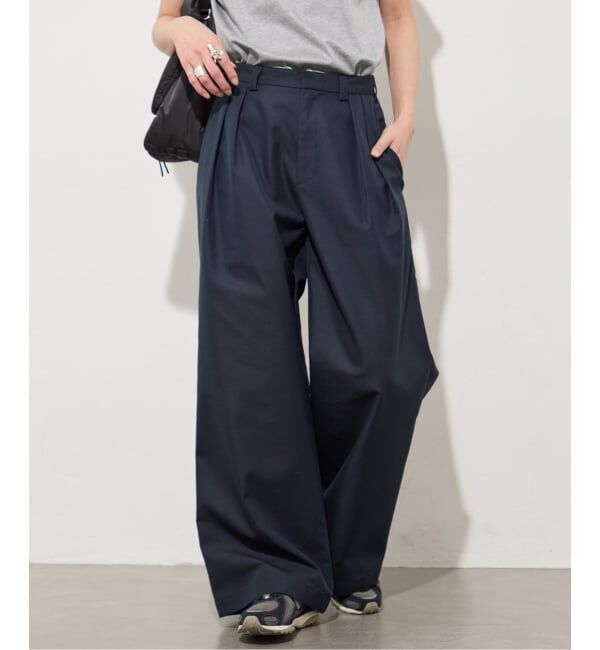 JOURNAL STANDARD「【osedit】2tuck buckle back CHINOS」|チノ|