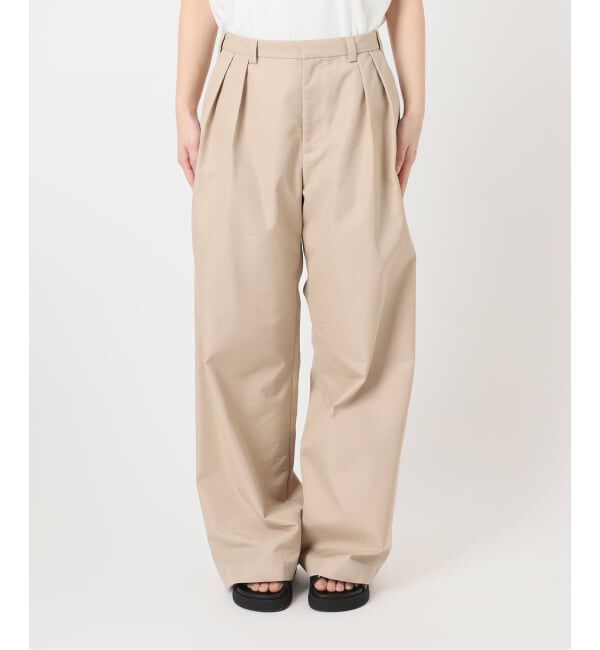 JOURNAL STANDARD「【osedit】2tuck buckle back CHINOS」|チノ|
