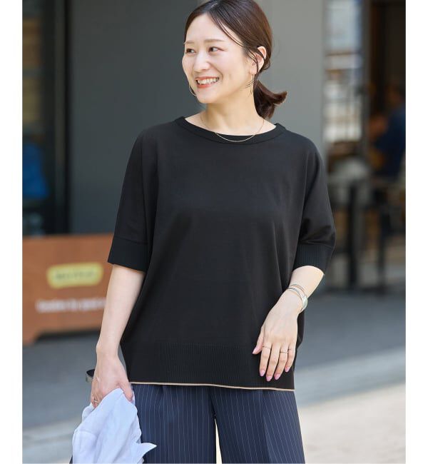 JOURNAL STANDARD「【UVカット/洗える/接触冷感】WASHABLE COOL UV ドルマンプルオーバー」|ニット・セーター|