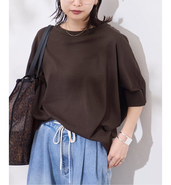 JOURNAL STANDARD「【UVカット/洗える/接触冷感】WASHABLE COOL UV ドルマンプルオーバー」|ニット・セーター|