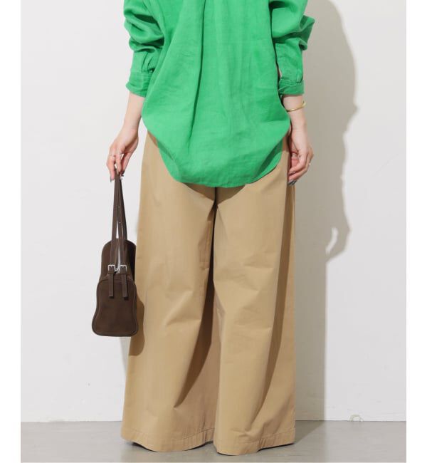JOURNAL STANDARD relume「コットンナイロンタックワイドロングパンツ」|チノ|