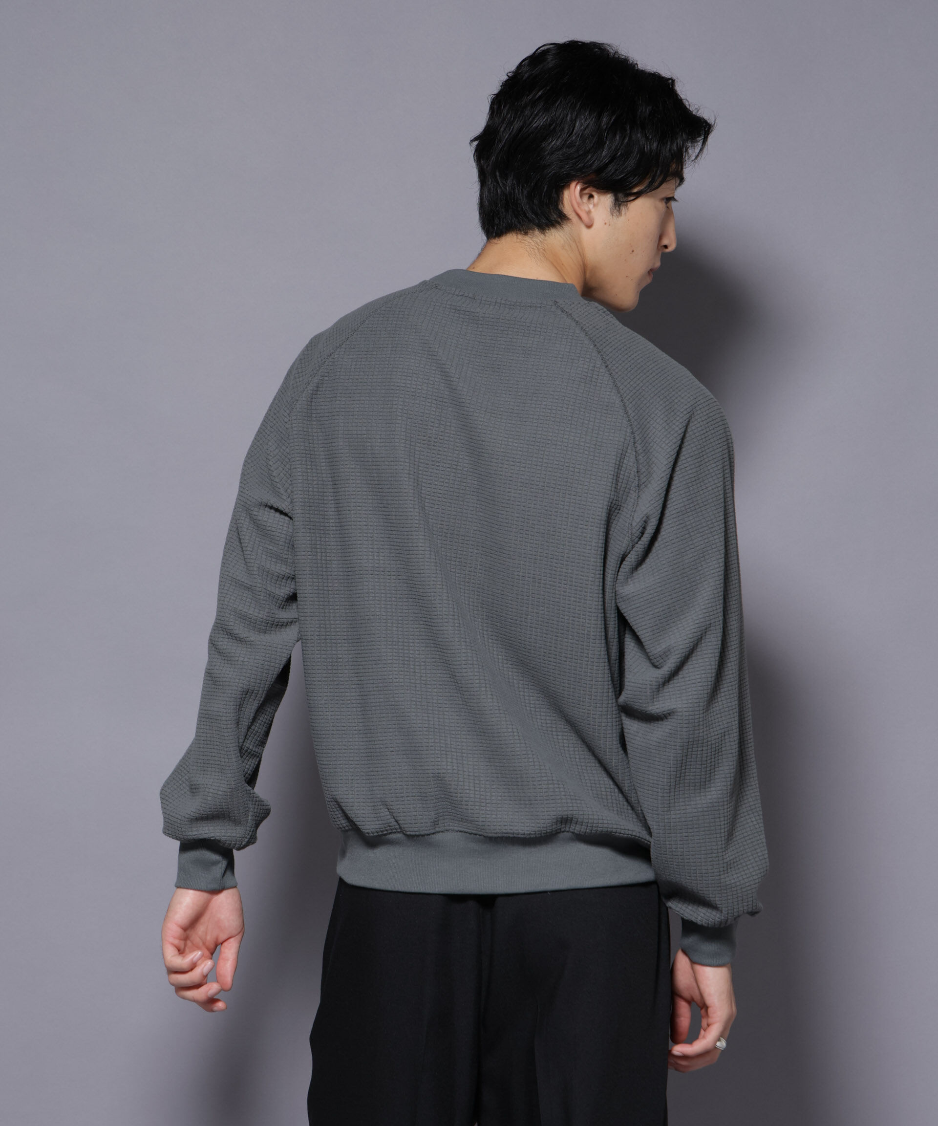 nano･universe「NORMANBROS別注 ワッフルフリース 長袖」|Tシャツ・カットソー|