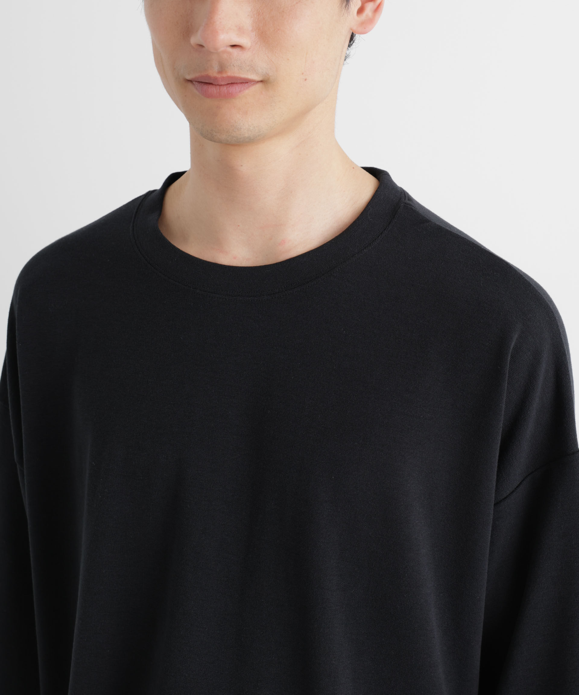 nano･universe「WEB限定/ストレッチフライス BIGTシャツ 半袖」|Tシャツ・カットソー|