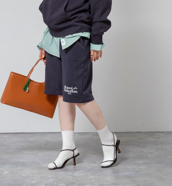 MAQWEL「【MAQWEL/マクウェル】《セットアップ対応》ウォッシャブルAgfT HALF-PANTS」|その他|ネイビー