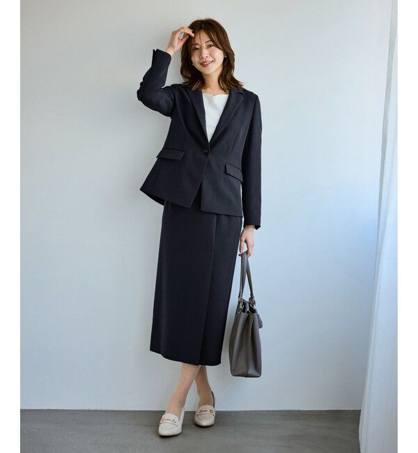 Rope&rsquo;Picnic「【WEB限定】360&deg;ウルトラストレッチ タイトスカート/UVカット・花粉ガード・セットアップ対応」|スカート|
