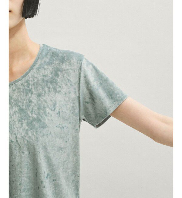 ADAM ET ROPE'「クラッシュベロアTEE」|Tシャツ・カットソー|