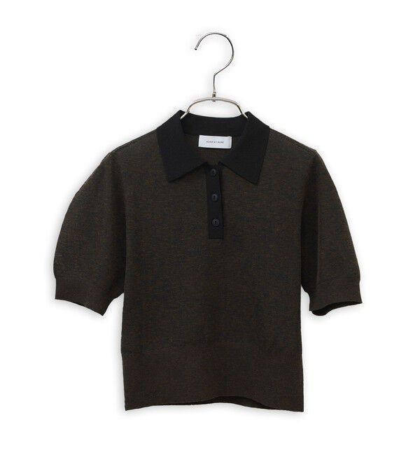 ADAM ET ROPE'「【定番】ラミーニットポロシャツ」|ポロシャツ|