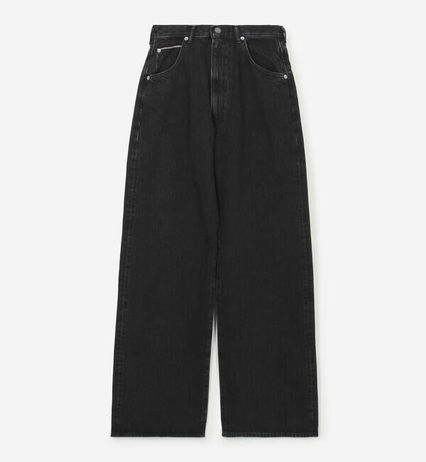  「THE SHINZONE |〈別注〉HIGH WAIST DENIM BLACK WOMEN」|デニム|BLACK