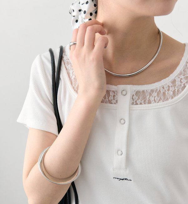  「スクエアネックヘンリーTシャツ」|Tシャツ・カットソー|