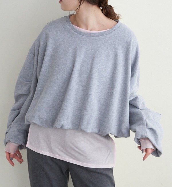  「バルーンスウェット」|Tシャツ・カットソー|グレー