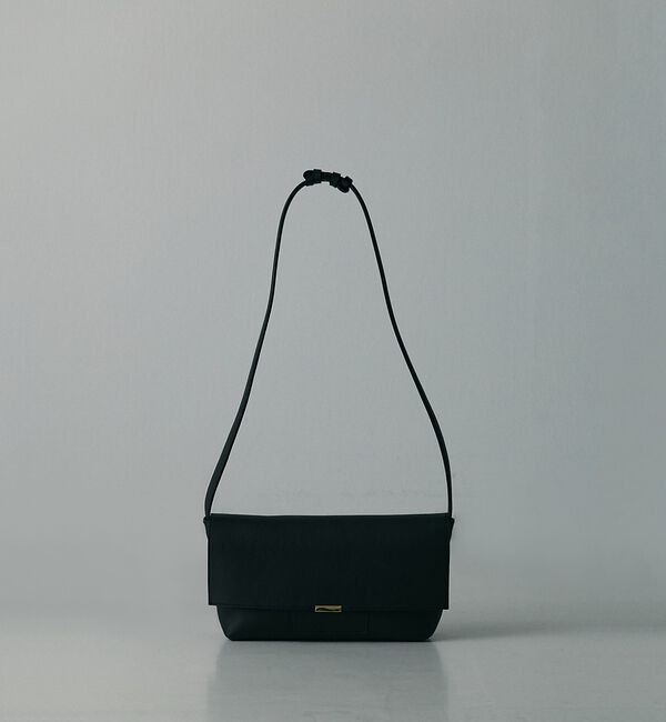 ABAHOUSE「【UNISEX】NATURAL SHRINK LEATHER - SHOULDE」|ショルダー・メッセンジャー|ブラック