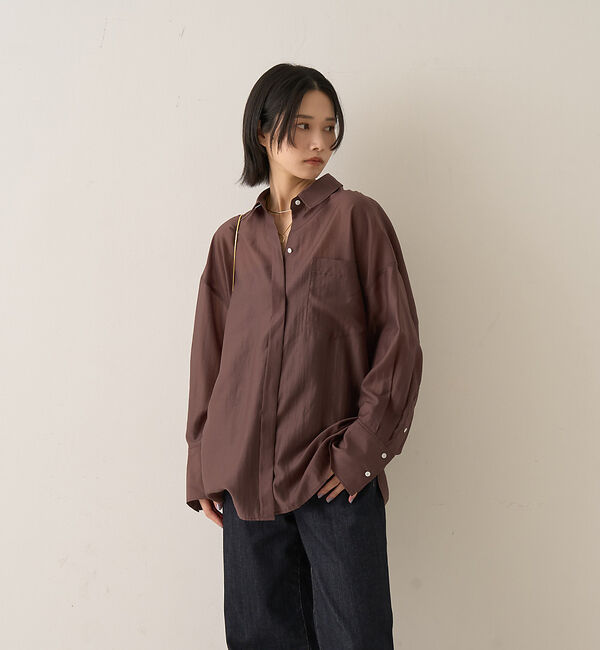 Rouge vif「【新色登場】バックツイストシャツ」|シャツ・ブラウス|