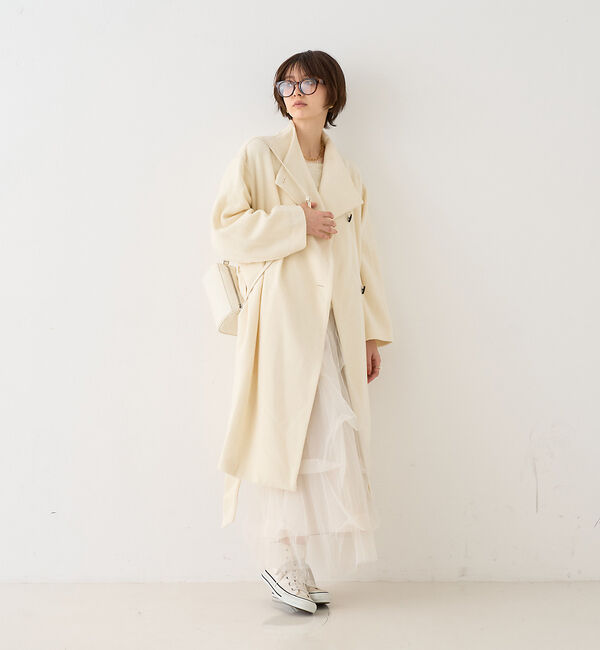 Rouge vif「【一部店舗限定】ショートビーバーニュアンスカラーコート」|その他|
