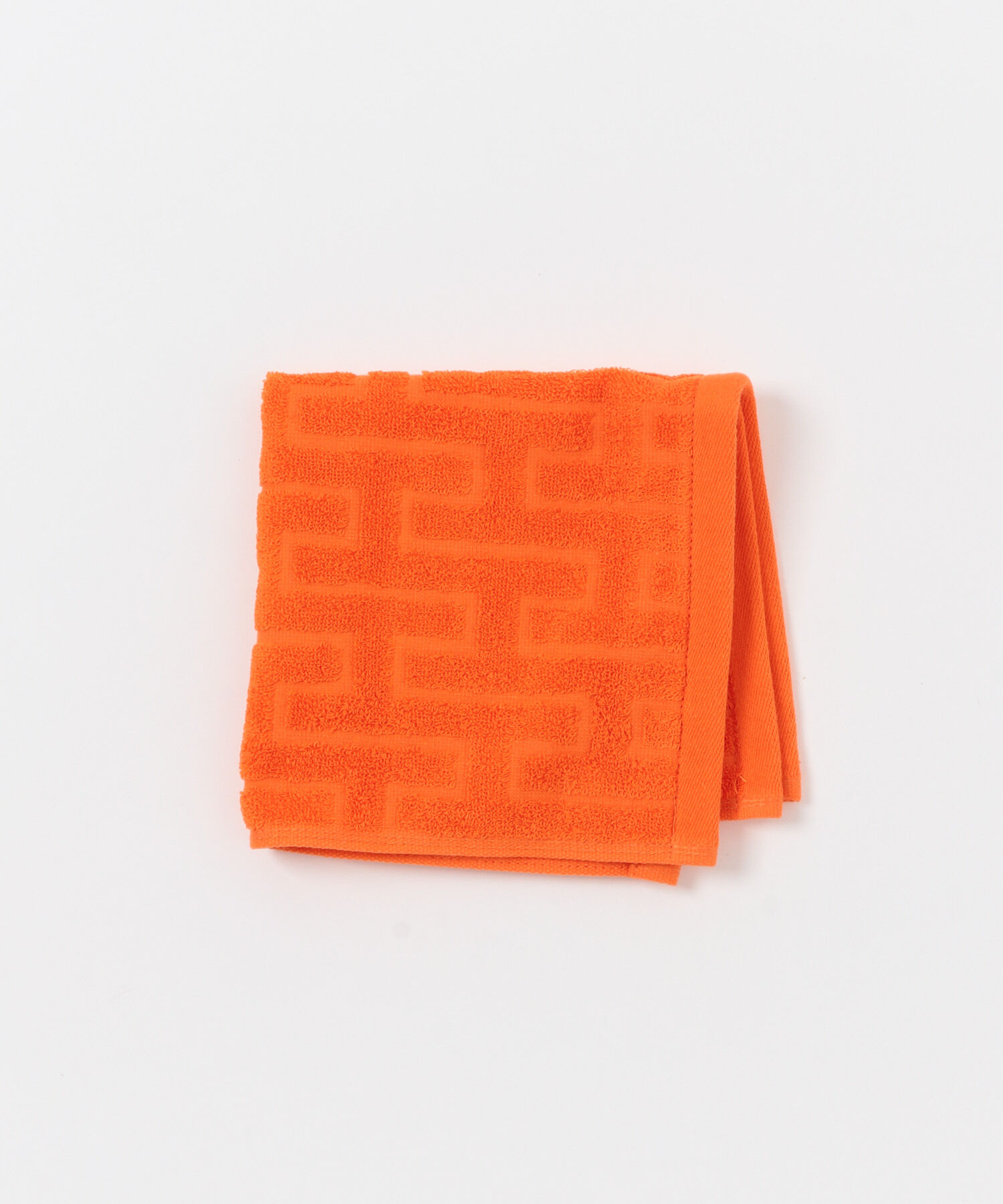 SMELLY「TETO　SUPIMA COTTON HANDTOWEL」|ハンカチ|オレンジ