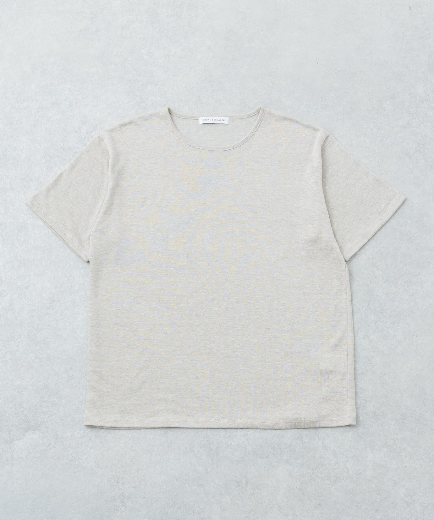 URBAN RESEARCH「LINEN NARROW TRIM T-SHIRTS」|Tシャツ・カットソー|
