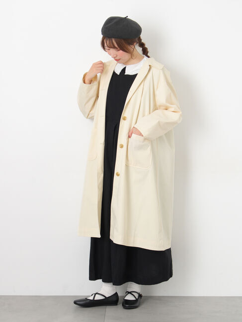 Samansa Mos2「【Cross&times;Linen】肩フリル前後2WAYジャンパースカート」|ワンピース|