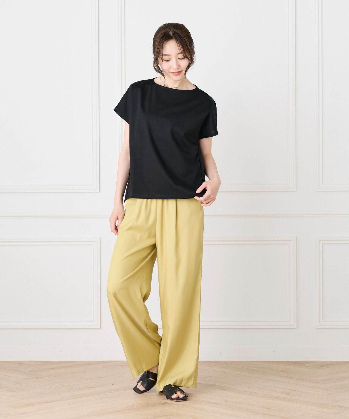 7-IDconcept.「《大きいサイズ》バックロングサイドタックプルオーバー《日本製》」|Tシャツ・カットソー|