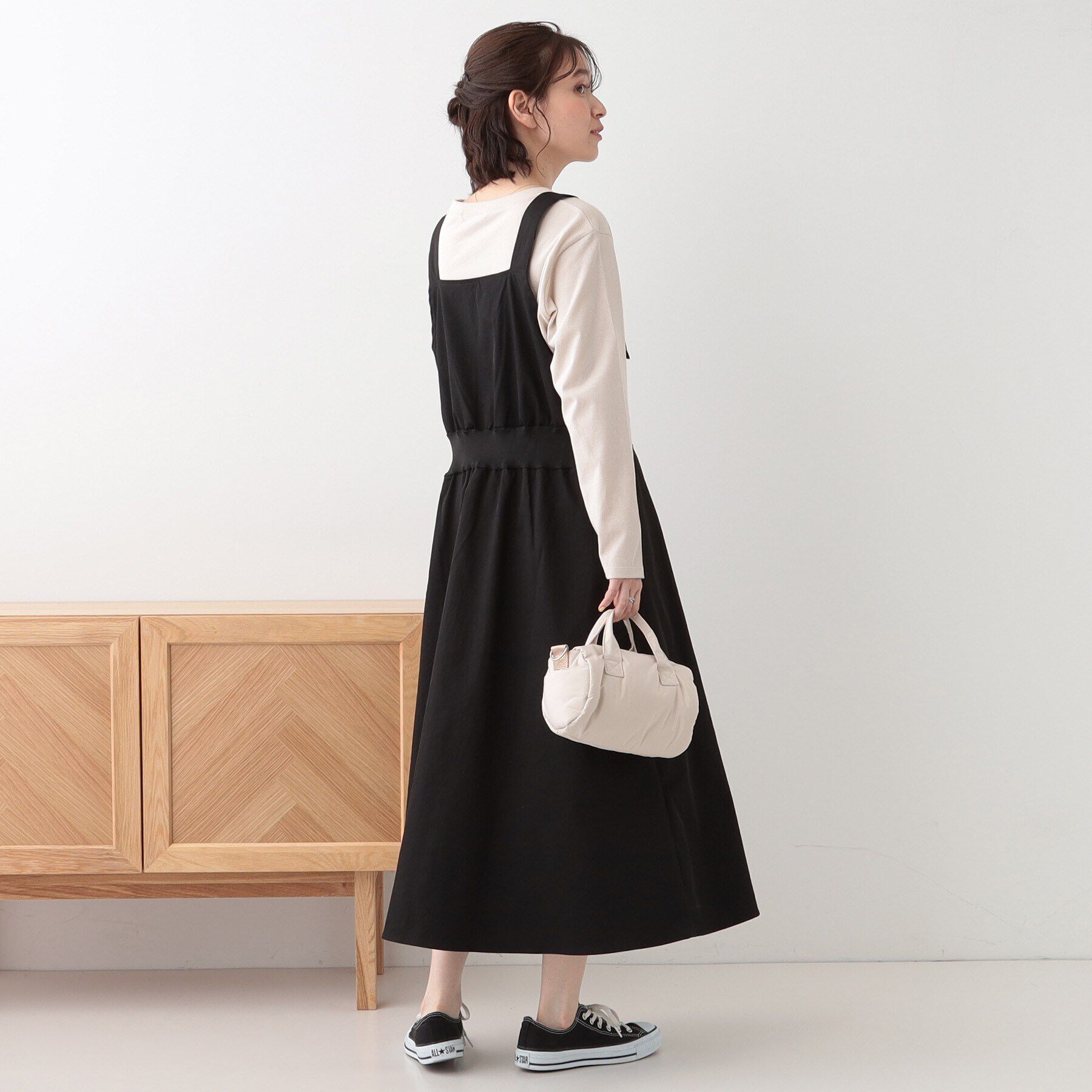 SHOO･LA･RUE「【S-LL】ロングシーズン着られる フロントZIPジャンスカ」|ワンピース|