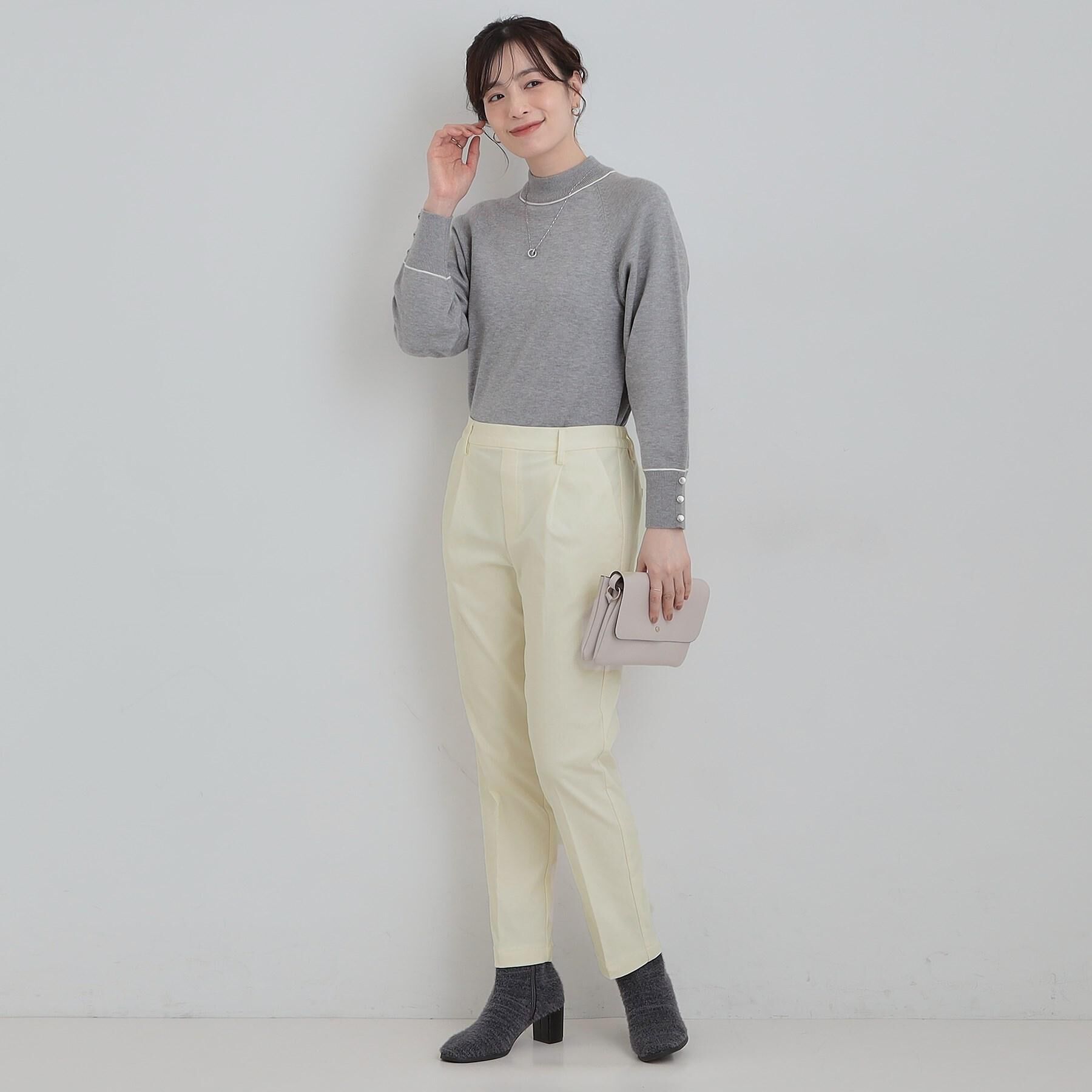 SHOO･LA･RUE「【洗濯機可/吸湿発熱】チクチクしにくいもちもちハイネックニット」|ニット・セーター|
