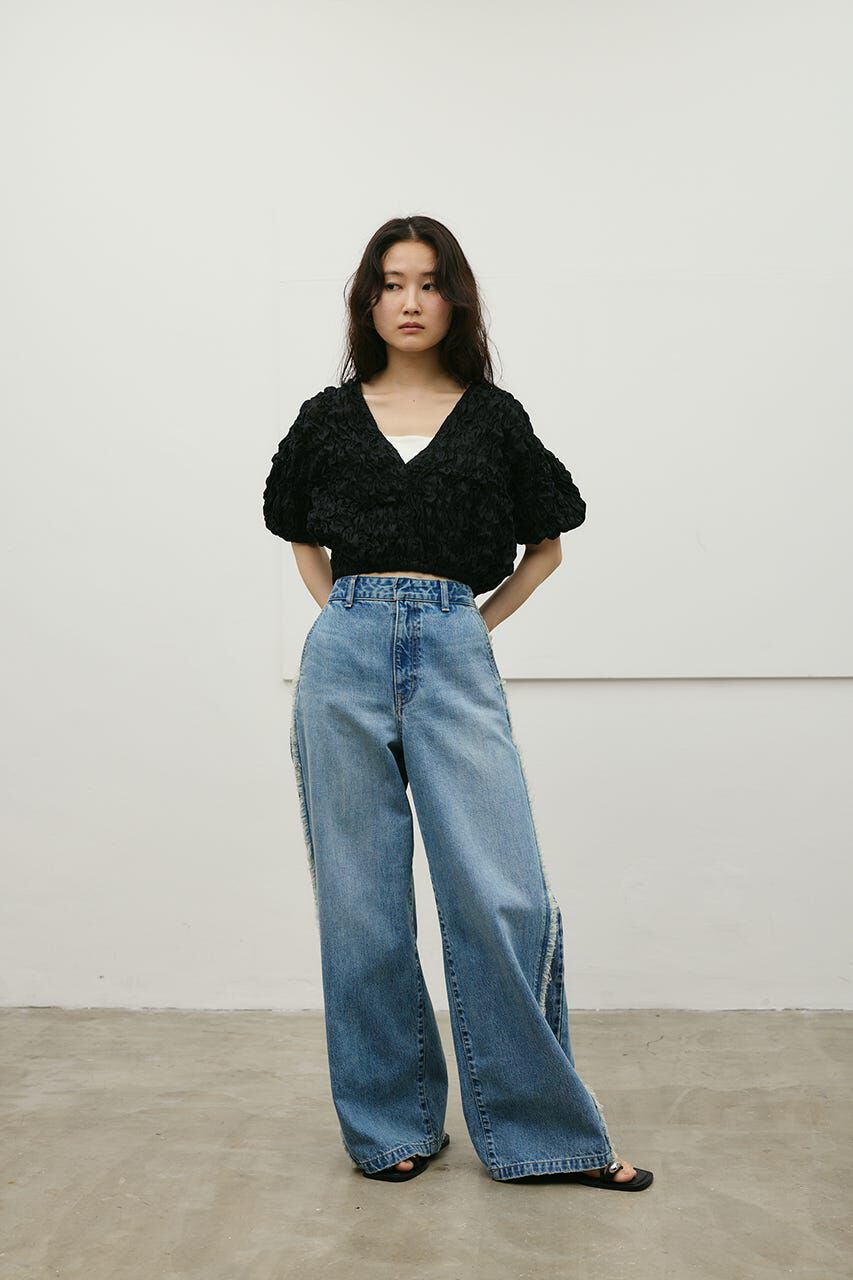 STYLEMIXER「フラッフィーショートトップ」|シャツ・ブラウス|