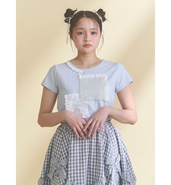 merry jenny「パッチワークリメイクtee」|Tシャツ・カットソー|