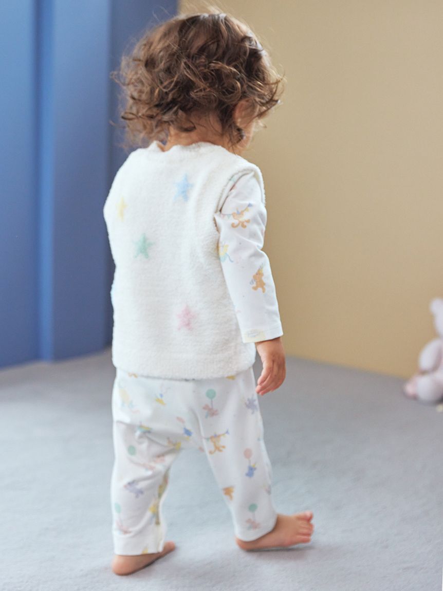 GELATO PIQUE KIDS & BABY「【BABY】エアリーモコカラフルスターベスト」|その他ベビーウェア|