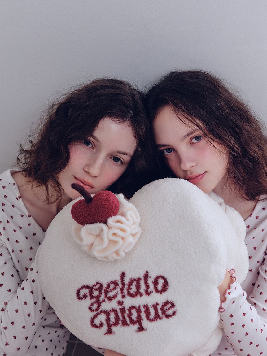 gelato pique Sleep「【Sleep】ハートケーキ お昼寝クッション」|クッション・クッションカバー|