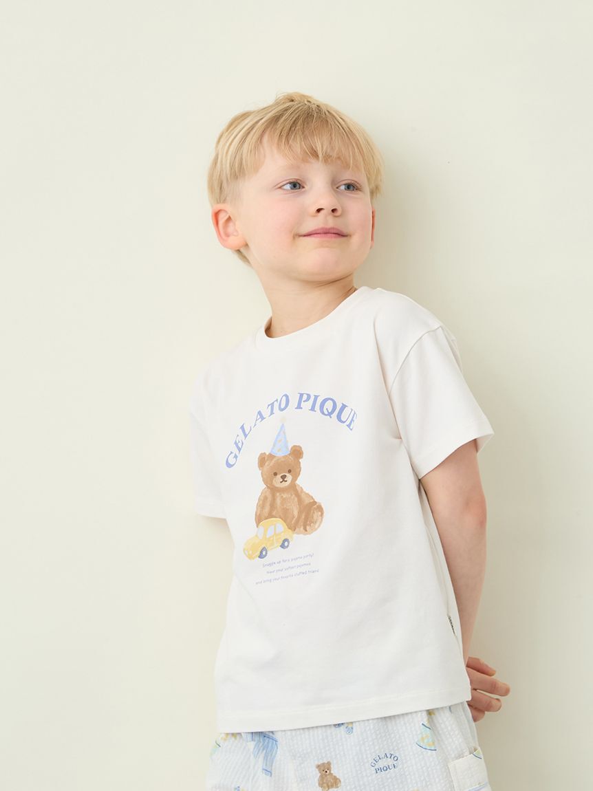 GELATO PIQUE KIDS & BABY「【KIDS】パジャマパーティーワンポイントTシャツ」|ルームウェア|