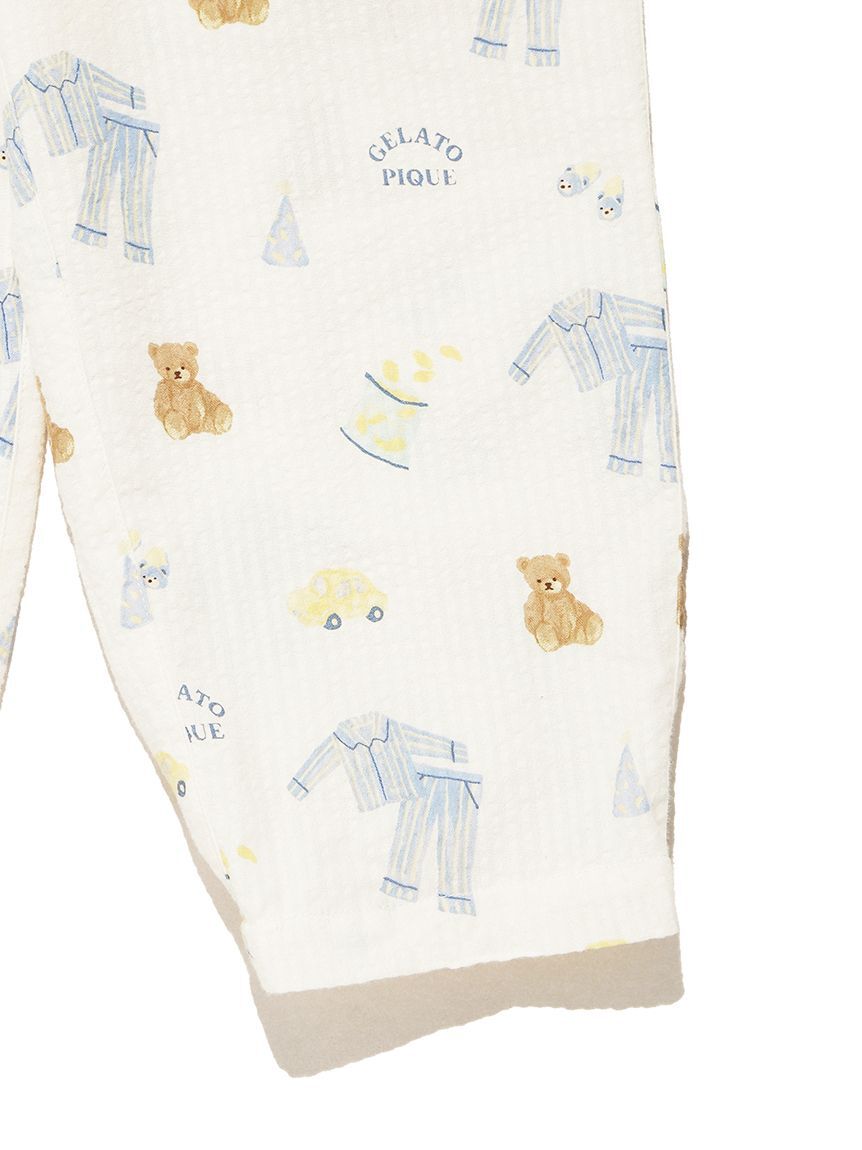 GELATO PIQUE KIDS & BABY「【KIDS】パジャマパーティー柄ロングパンツ」|ルームウェア|