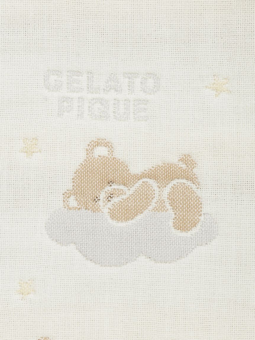 GELATO PIQUE KIDS & BABY「【BABY】ドリーミーベア柄６重ガーゼケット」|ブランケット|