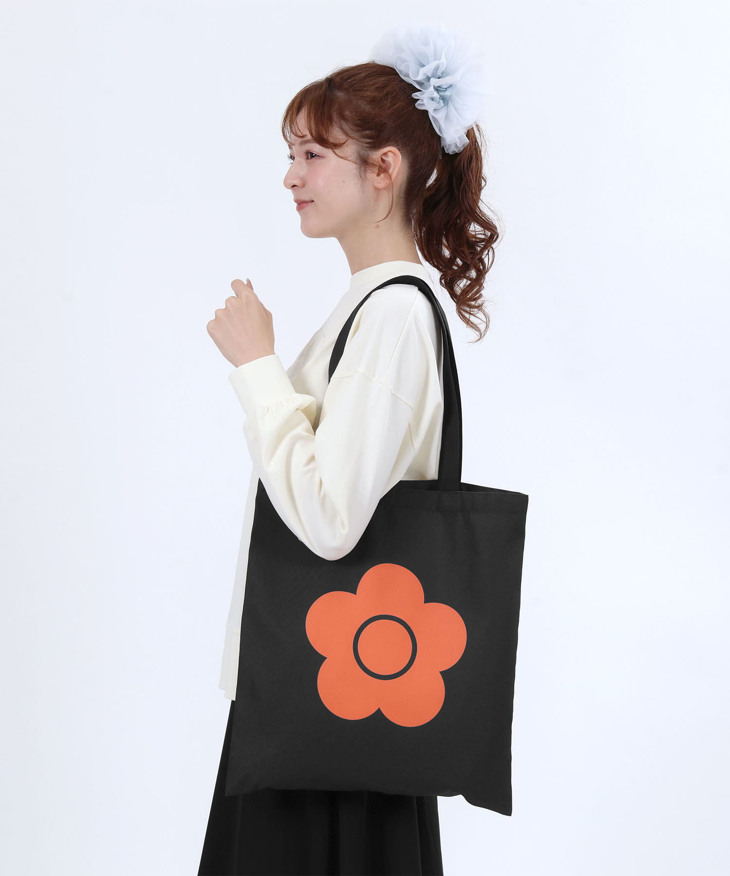 MARY QUANT「ポリキャンバスロゴ トート」|トートバッグ|