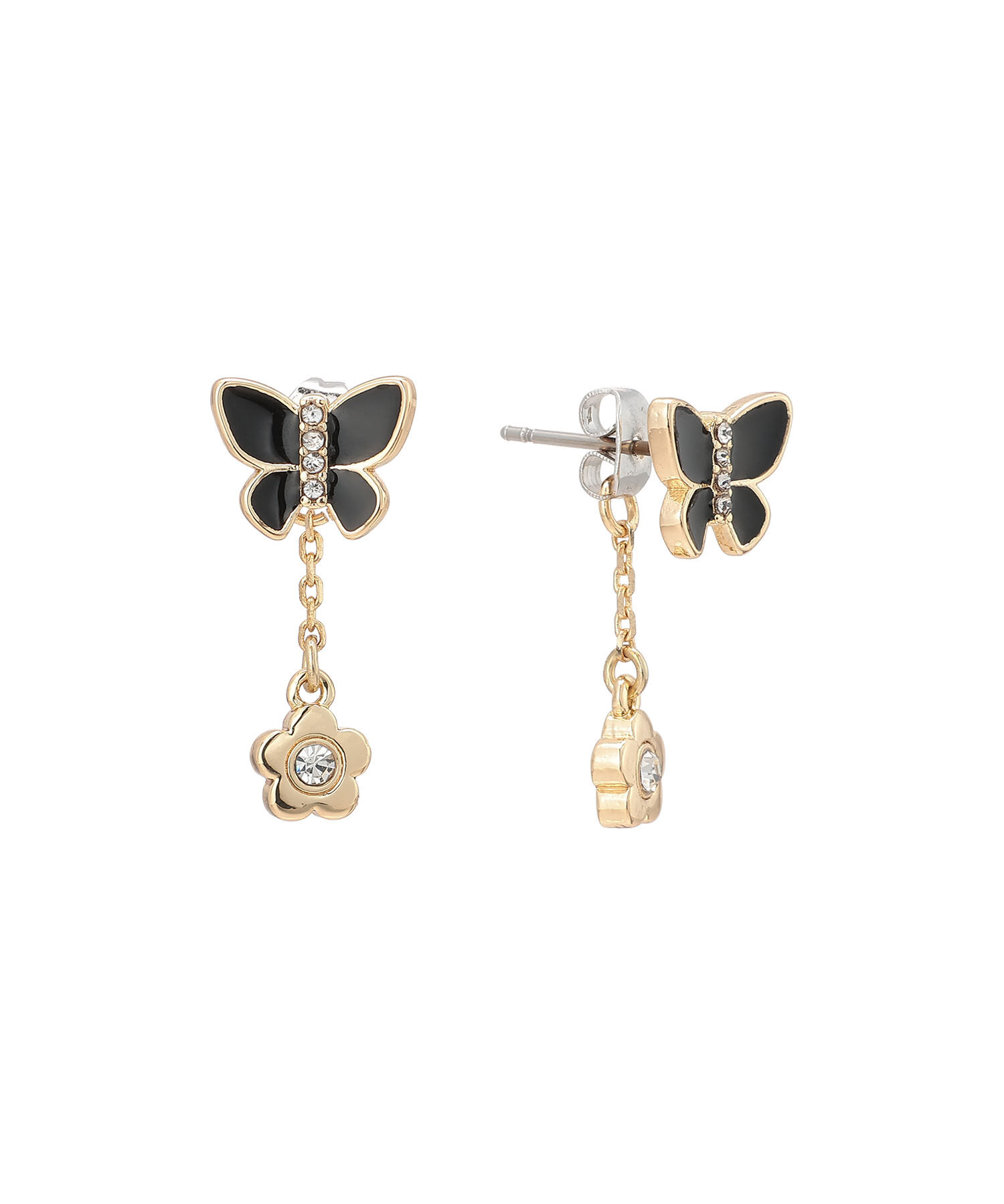 MARY QUANT「バタフライリボン ピアス」|ピアス|