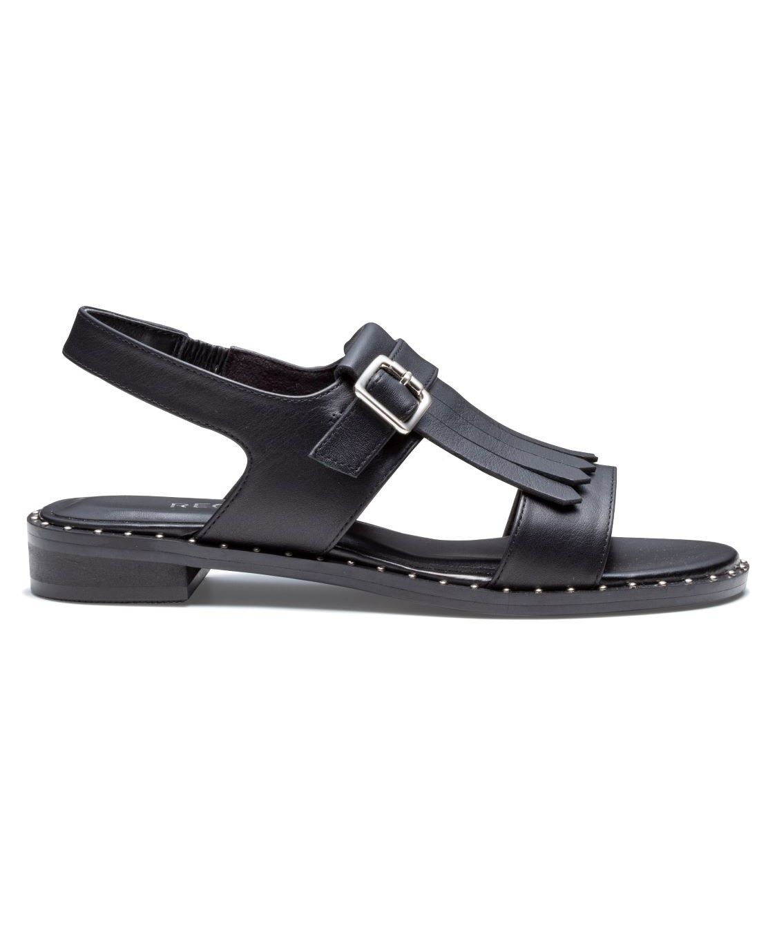 REGAL SHOES「REGAL フラットサンダル【ヒール15mm】　商品コード：F31RAL」|サンダル|ブラック