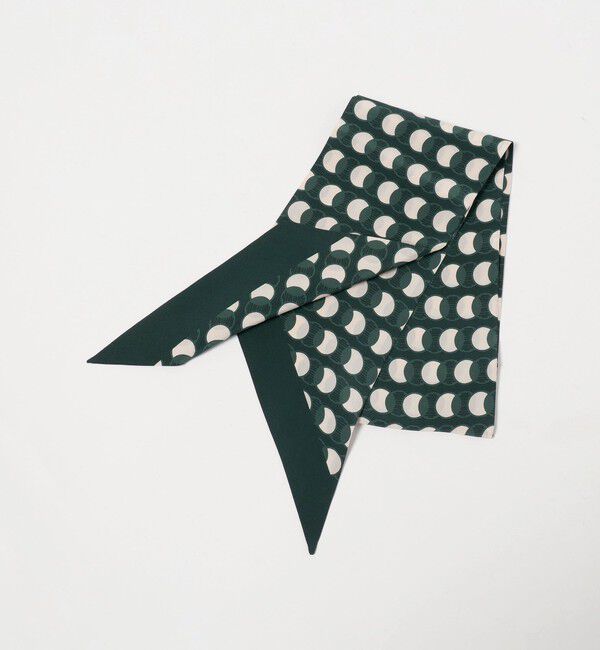 UNITED ARROWS「＜Holliday&Brown＞サークル プリント ストール」|マフラー|DK.GREEN