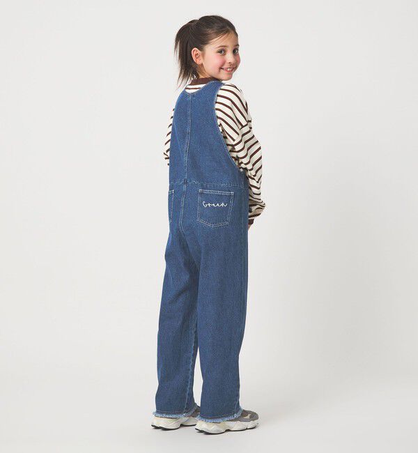UNITED ARROWS green label relaxing「デニム サロペット / キッズ  100cm-160cm 」|ワンピース|