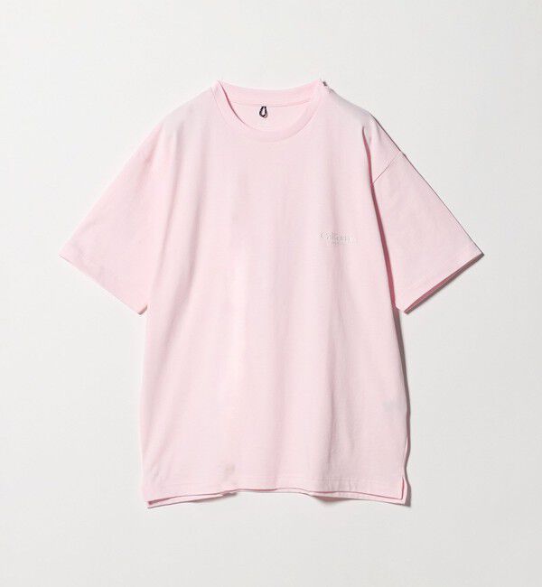 California General Store「＜CGS.＞オーガニック コットン クルーネック ロゴ Tシャツ」|Tシャツ・カットソー|LT.PINK