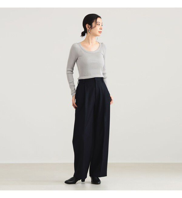 Demi-Luxe BEAMS 「AK+1 / シルク コットン 丸胴 プルオーバー」|Tシャツ・カットソー|