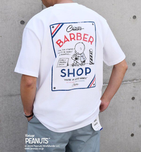 SHIPS any「SHIPS any: SNOOPY コラボ カルチャー グラフィック バック プリント Tシャツ◆」|Tシャツ・カットソー|