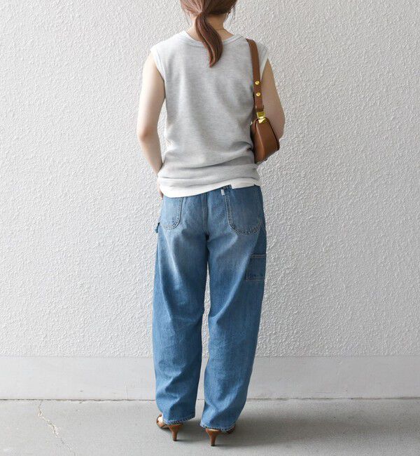 SHIPS any「《一部追加予約》SHIPS any:〈洗濯機可能〉ワッフル ヘンリーネック 2WAY ノースリーブ TEE」|タンクトップ|