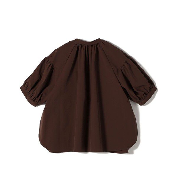 SHIPS for women「〈接触冷感 / 撥水加工〉TEX BRID(R)タフタ スキッパー 5分袖 ブラウス」|シャツ・ブラウス|