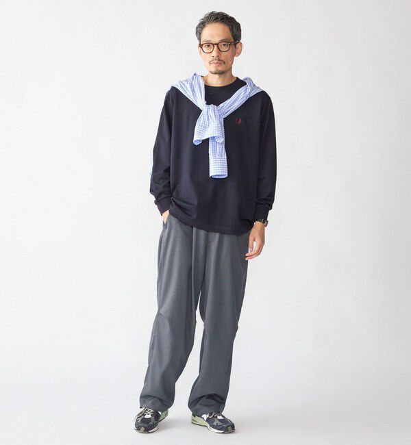 SHIPS「【SHIPS別注】FRED PERRY: ピケ ロングスリーブ T シャツ」|Tシャツ・カットソー|