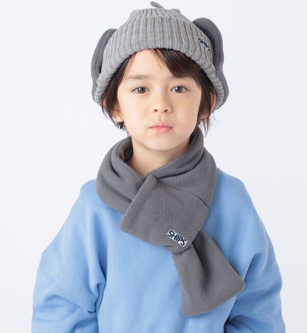 SHIPS KIDS「SHIPS KIDS:フリース マフラー」|マフラー|