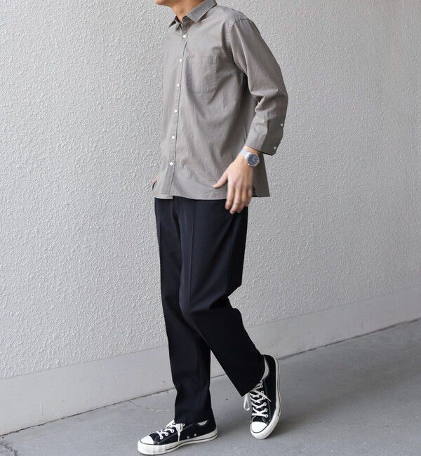 SHIPS any「SHIPS any:〈吸水速乾〉Rapidry クリース アンクル テーパード イージーパンツ (セットアップ対応)26SS◇」|スラックス|