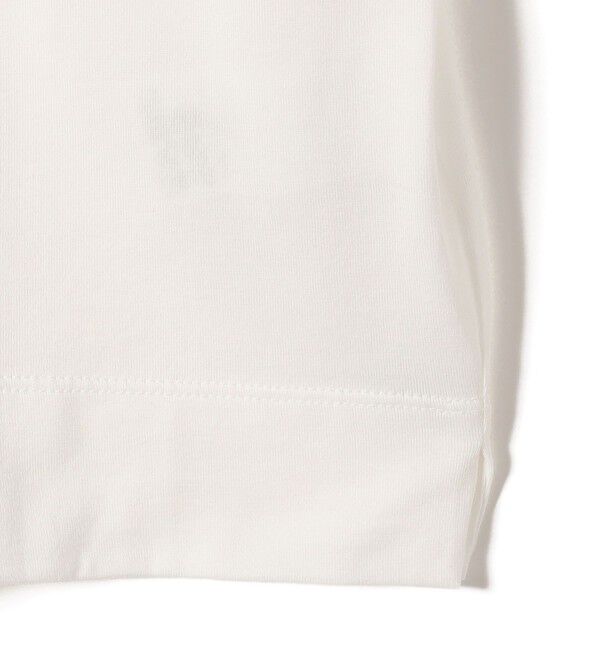 SHIPS for women「SHIPS Primary Navy Label:LUMIERE フロッキー プリント TEE」|Tシャツ・カットソー|