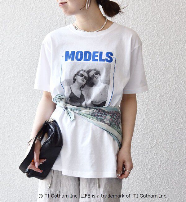 SHIPS any「GOOD ROCK SPEED:〈洗濯機可能〉LPC ロゴ フォト プリント TEE」|Tシャツ・カットソー|