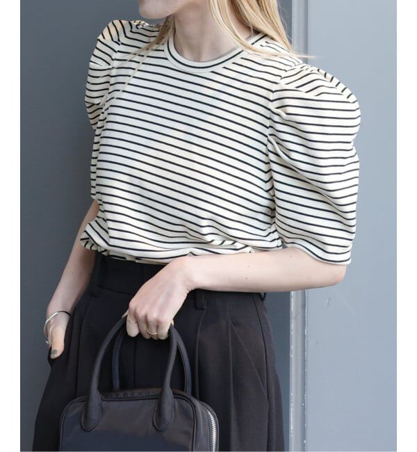 OUTDOOR PRODUCTS Usual Things「ボリュームスリーブボーダーTEE」|Tシャツ・カットソー|