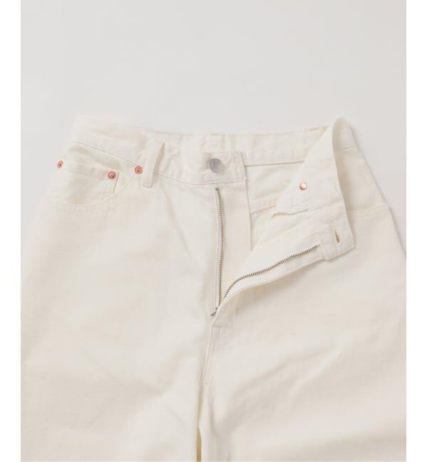 OUTDOOR PRODUCTS Usual Things「≪予約≫追加2 ULTサマーデニムハイライズルーズ5PKT WHITE」|デニム|